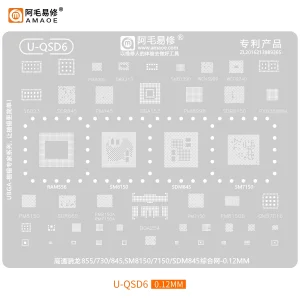 AMAOE BGA STENCILS U-QSD6