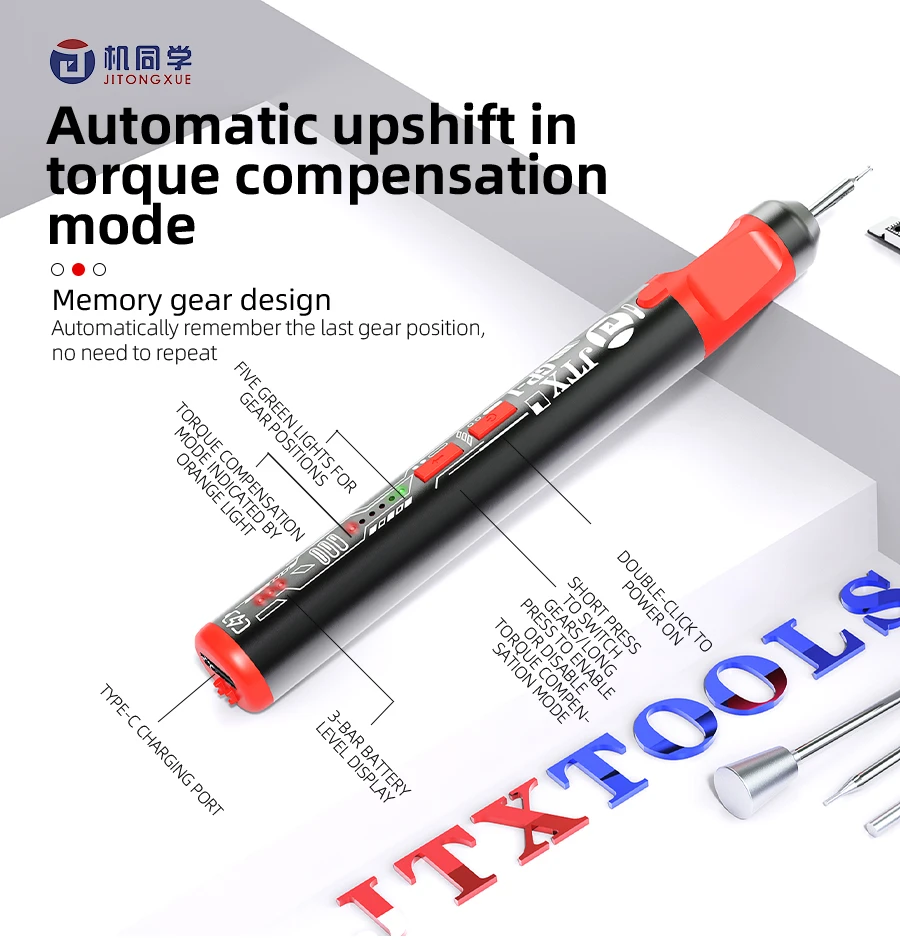 JTX JITONGXUE GP-1 Torque Compensation Grinder Pen - Image 3