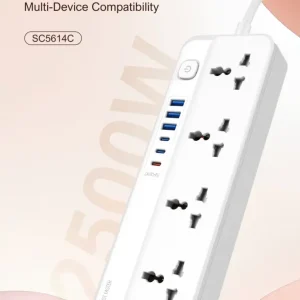 LDNIO SC5614C 2500W Universal Power Socket