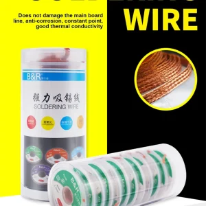 B&R Desoldering Wire Solder Wick 1.5M (1BOX/10PCS)