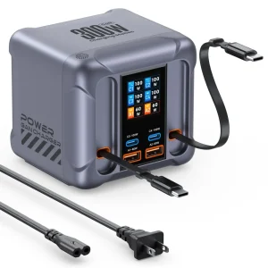 HW866 GAN300W ASOMETECH USB Gan Charging Station 6 Ports