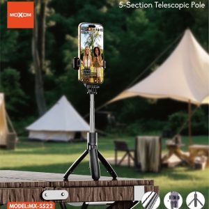 MOXOM MX-SS22 Detachable Phone Stand Selfie Stick & Tripod