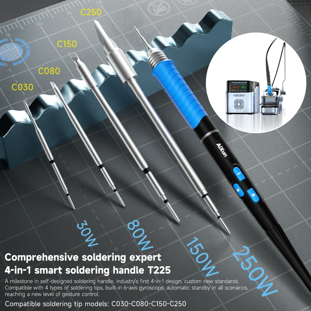 AIXUN T400-225 Soldering Station - Image 5