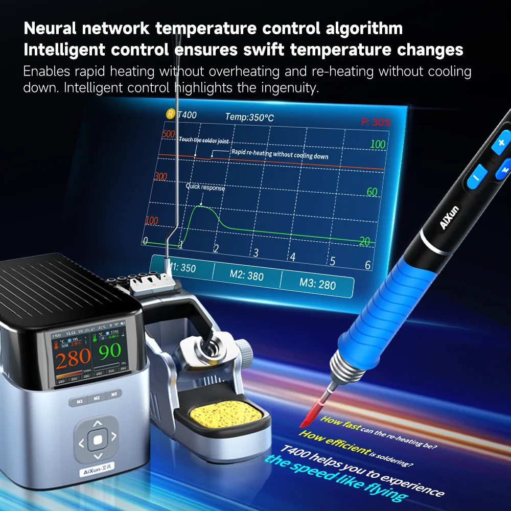 AIXUN T400-225 Soldering Station - Image 2