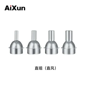 AIXUN Straight Nozzle (Smooth Wind) Blower Tips (4PCS-6MM,8MM,10MM,12MM)