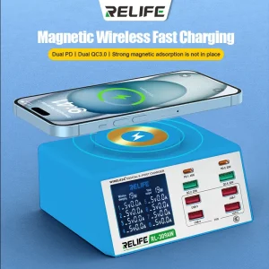 SUNSHINE RELIFE RL-309AW Wireless Digital 8-Port Charger