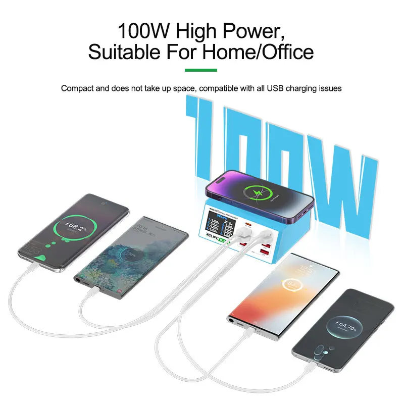 SUNSHINE RELIFE RL-309AW Wireless Digital 8-Port Charger - Image 5