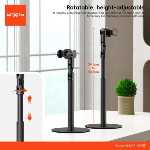 MOXOM MX-VS181 Desktop Multi-Angle Rotating Phone Holder