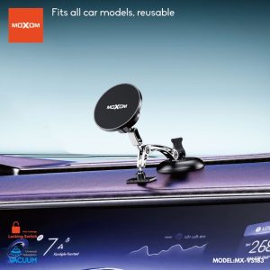 MOXOM MX-VS183 Suction Type Metal 3 Axis Car Holder