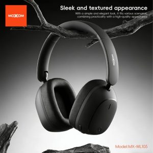 MOXOM MX-WL105 Dual-Mode Connectivity Head-Mounted Wireless Headphones