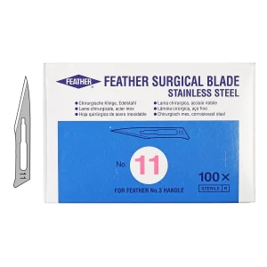 FEATHER Surgical Blade Stainless (NO.11) - 1BOX/100CS