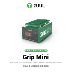 2UUL Grip X Mini SP05 High-Flow Vacuum Screen Separator with Reverse Separation